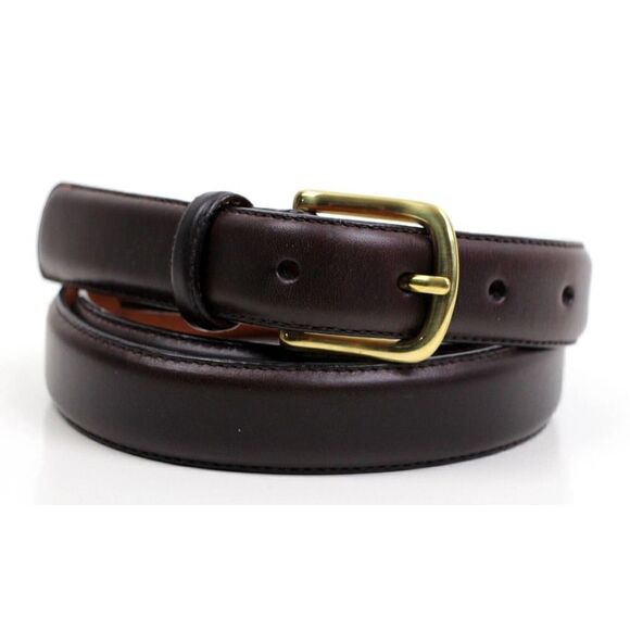 Lands' End BROWN GENUINE LEATHER 1"Wd CASUAL DRESS MEN'S BELT Sz 40/100 (62M - Picture 6 of 12